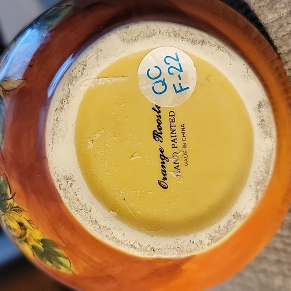 Orange Rooster creamer - Picture 3 of 3